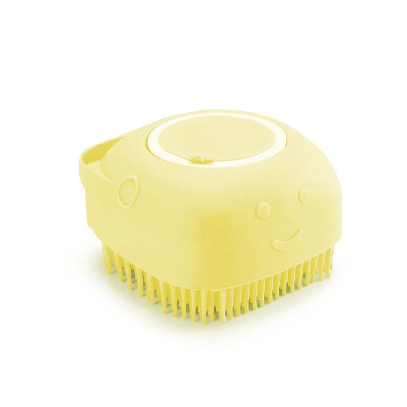 Multifunctional Silicone Bath Massage Brush for Dogs and Cats - Safe and Soft Pet Grooming Accessory