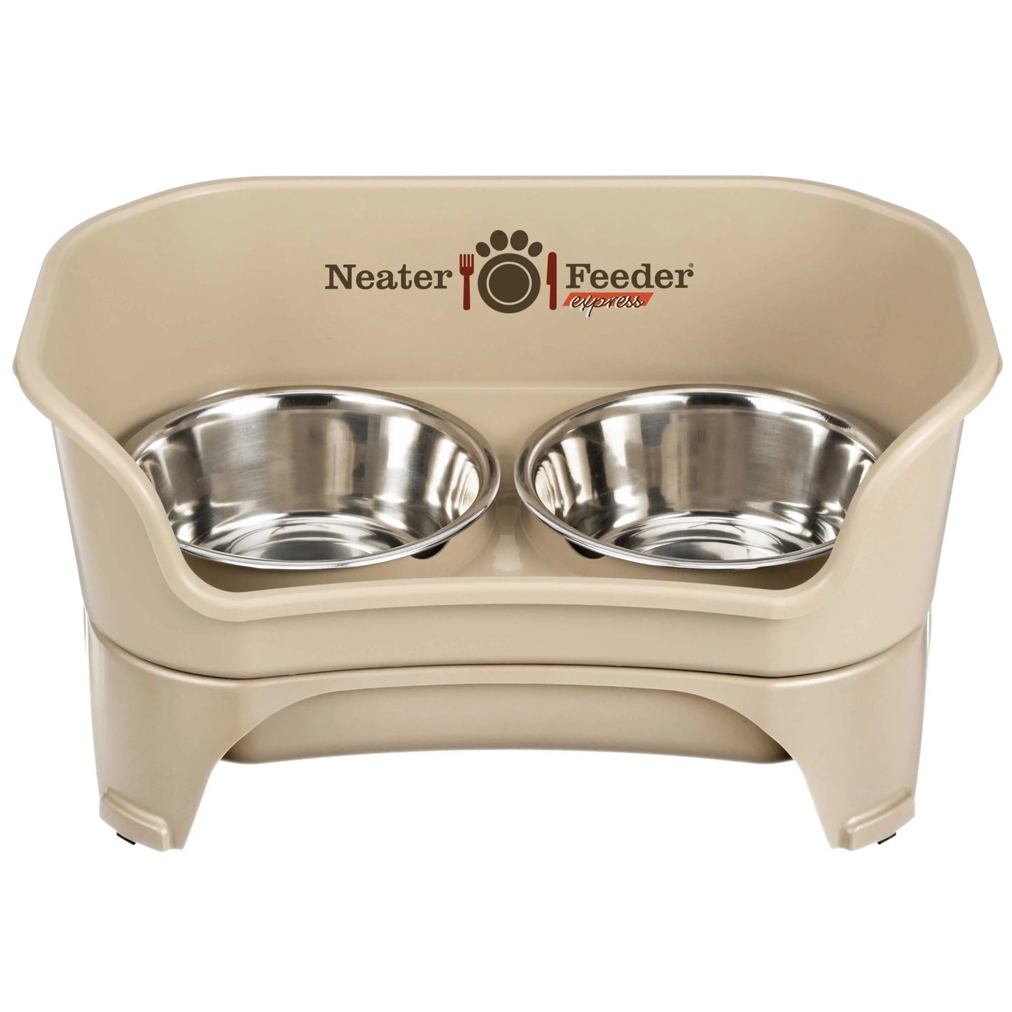 Neater Feeder Express for Cats - MESS PROOF PET BOWLS with Raised Walls & Elevated Design for Improved Digestion - Easy to Clean & Top-Rack Dishwasher Safe - Made in the USA