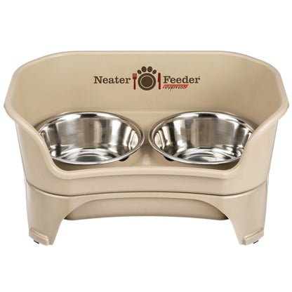 Neater Feeder Express for Cats - MESS PROOF PET BOWLS with Raised Walls & Elevated Design for Improved Digestion - Easy to Clean & Top-Rack Dishwasher Safe - Made in the USA