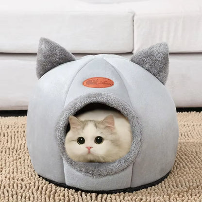 New Deep Sleep Comfort in Winter Cat Bed Iittle Mat Basket Small Dog House Products Pets Tent Cozy Cave Nest Indoor
