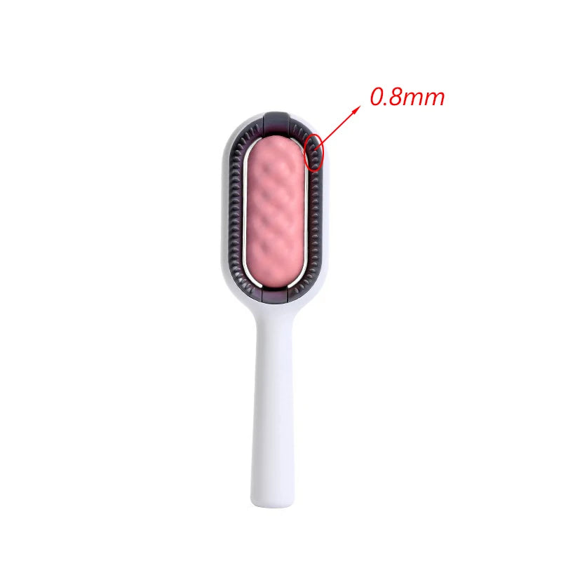 Double Sided Hair Removal Brushes for Cat Dog Pet Grooming Comb with Wipes Kitten Brush
