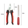 Professional Stainless Steel Pet Nail Clippers for Large Dogs and Cats - Multifunctional Grooming Scissors