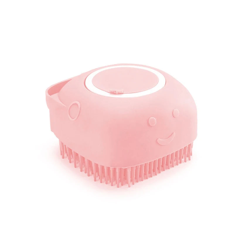 Multifunctional Silicone Bath Massage Brush for Dogs and Cats - Safe and Soft Pet Grooming Accessory