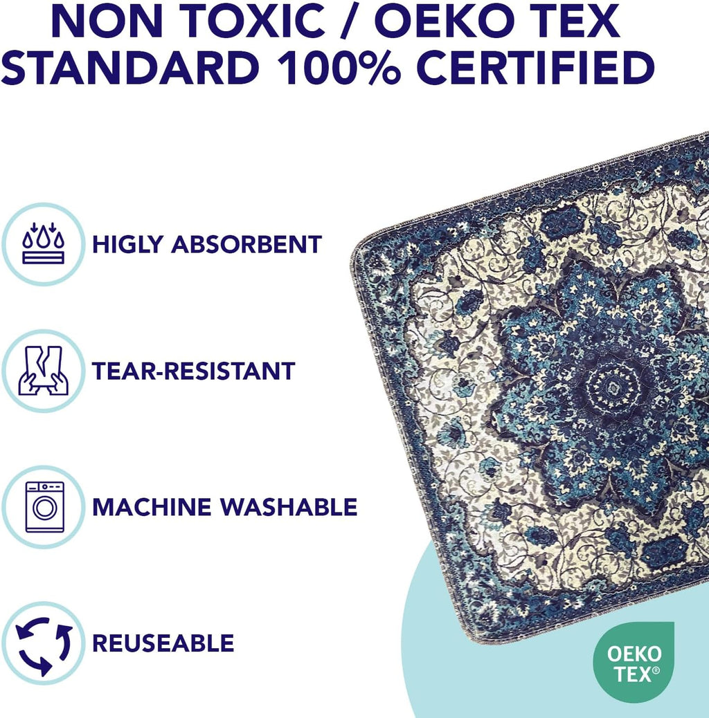 Washable Pee Pads for Dogs and Cats - Super Absorbent Reusable Puppy Training Pads - 100% Waterproof, Leak-Proof & Non-Slip Whelping Pads for Pet Housebreaking
