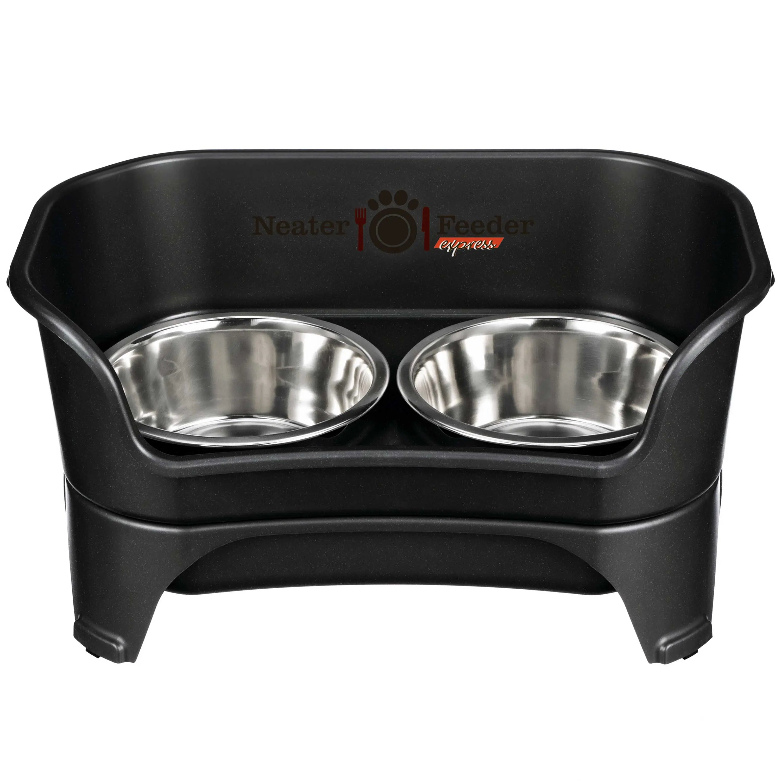 Neater Feeder Express for Cats - MESS PROOF PET BOWLS with Raised Walls & Elevated Design for Improved Digestion - Easy to Clean & Top-Rack Dishwasher Safe - Made in the USA