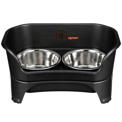 Neater Feeder Express for Cats - MESS PROOF PET BOWLS with Raised Walls & Elevated Design for Improved Digestion - Easy to Clean & Top-Rack Dishwasher Safe - Made in the USA