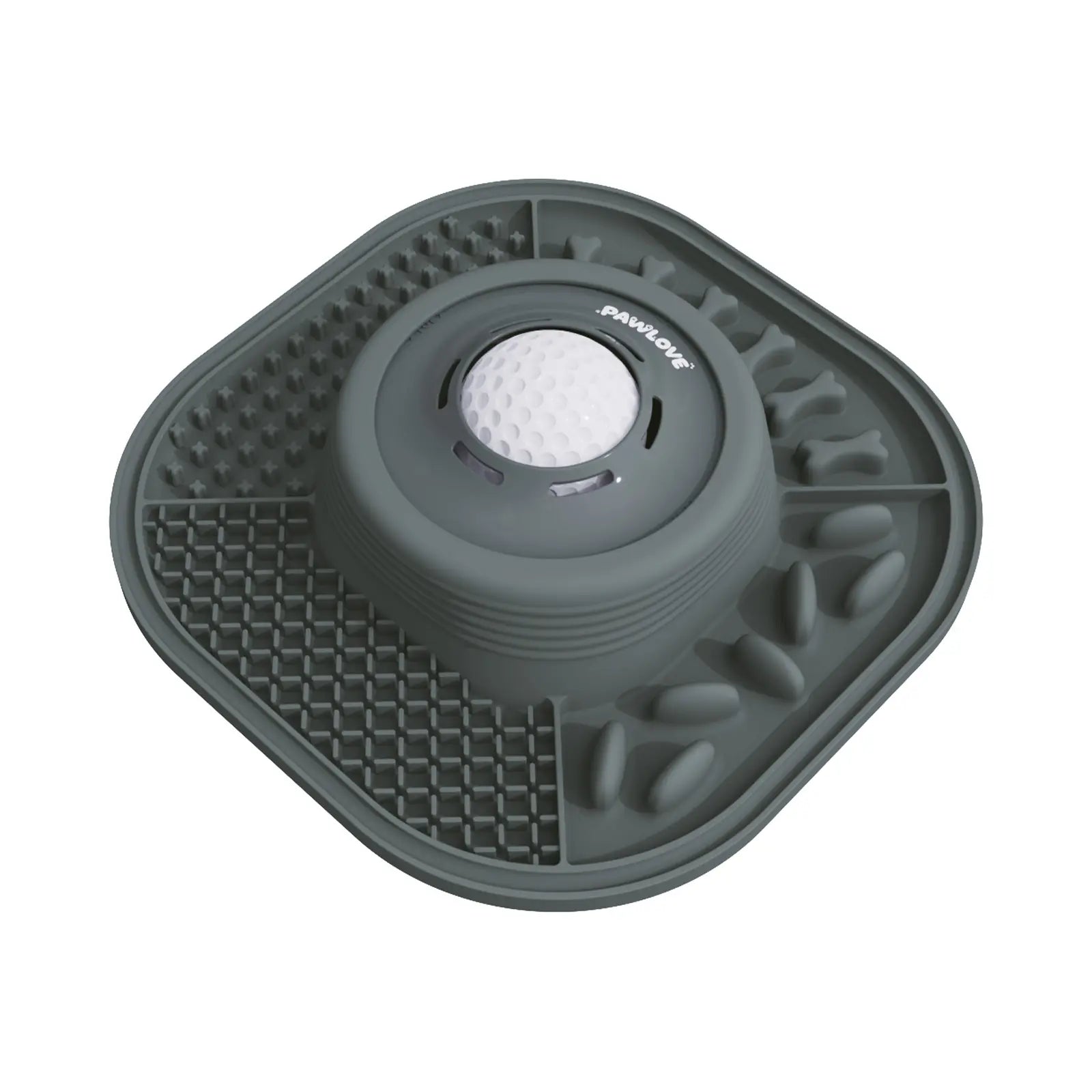 Pawlove Anti-Slip Dog Slow Feeder Bowl with Ball-In Design, 3/4 Cup Capacity, Dishwasher Safe for Liquid Treats, Reduces Mess and Spills, Ideal for Anxiety Relief and Post-Operative Use