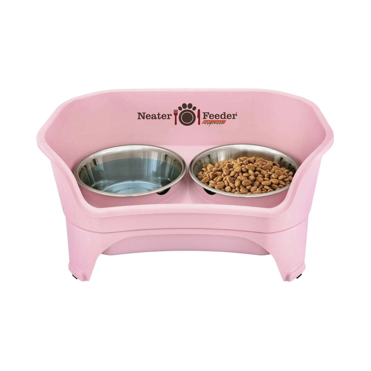 Neater Feeder Express for Cats - MESS PROOF PET BOWLS with Raised Walls & Elevated Design for Improved Digestion - Easy to Clean & Top-Rack Dishwasher Safe - Made in the USA