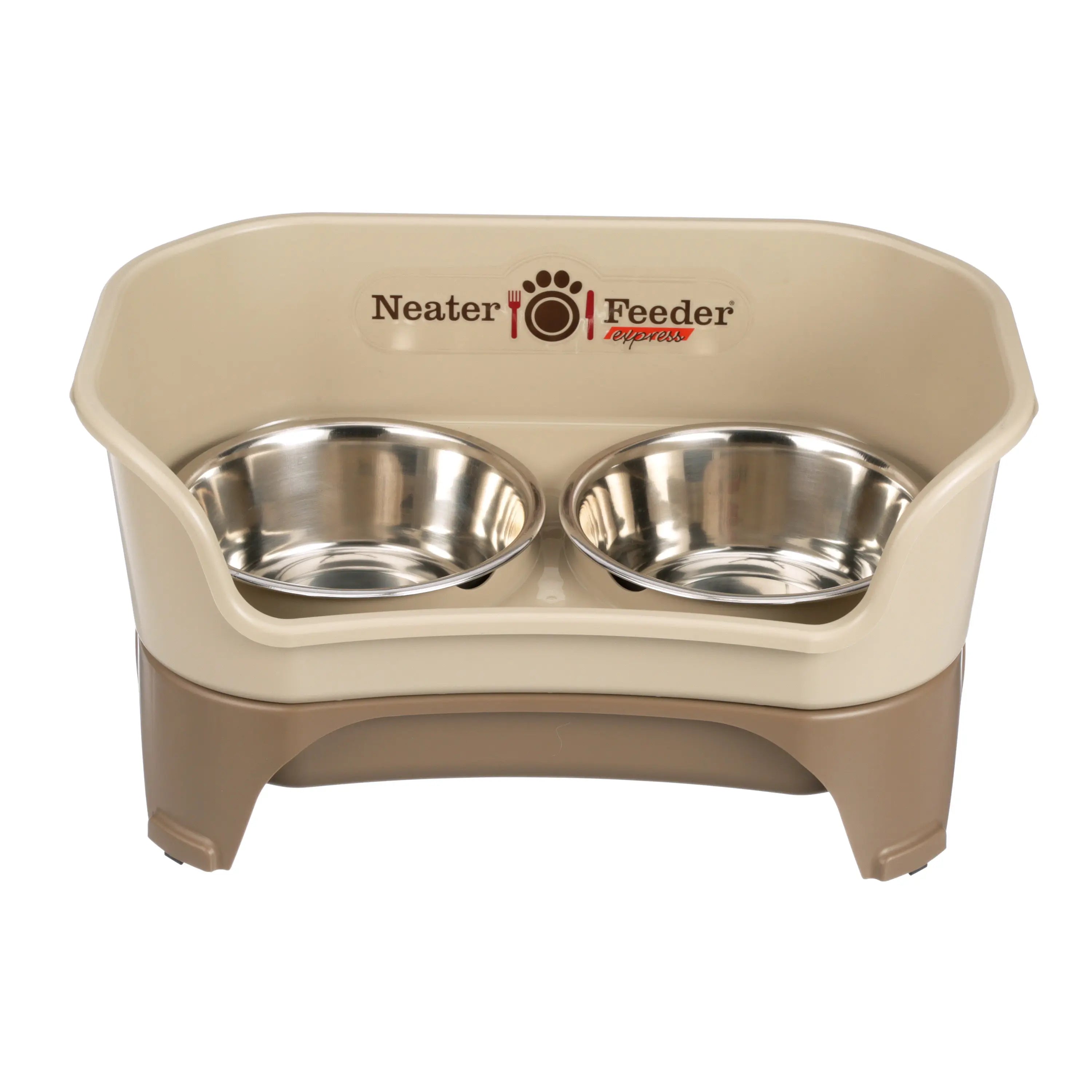 Neater Feeder Express for Cats - MESS PROOF PET BOWLS with Raised Walls & Elevated Design for Improved Digestion - Easy to Clean & Top-Rack Dishwasher Safe - Made in the USA