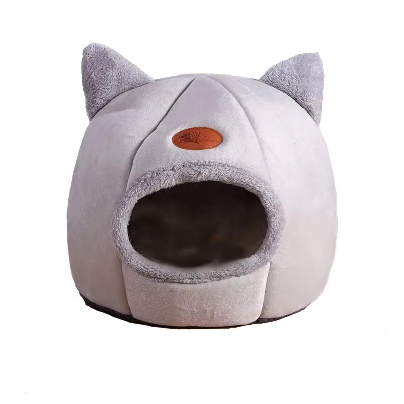 New Deep Sleep Comfort in Winter Cat Bed Iittle Mat Basket Small Dog House Products Pets Tent Cozy Cave Nest Indoor