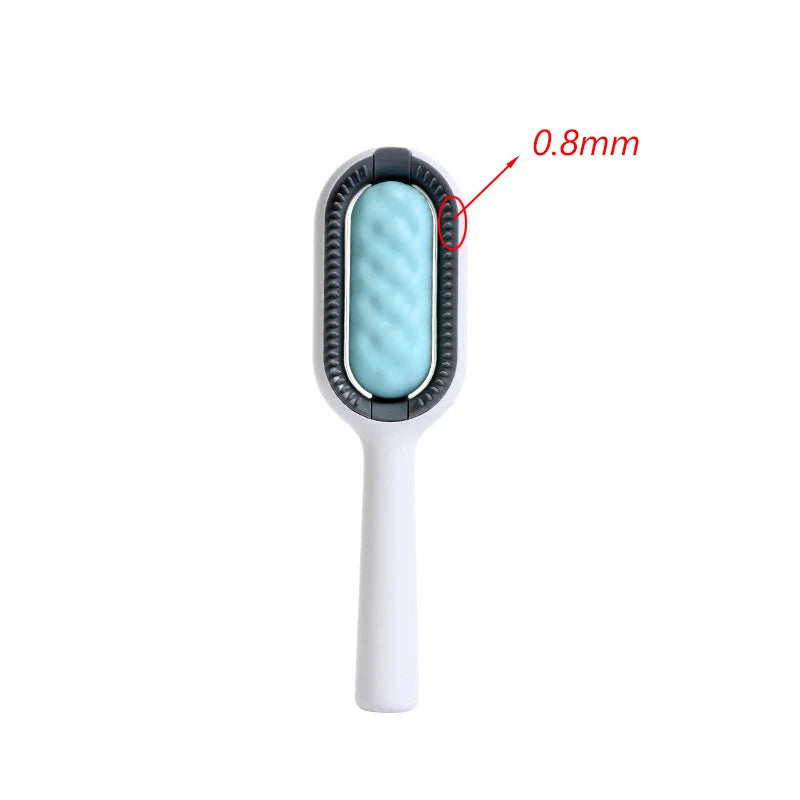 Double Sided Hair Removal Brushes for Cat Dog Pet Grooming Comb with Wipes Kitten Brush