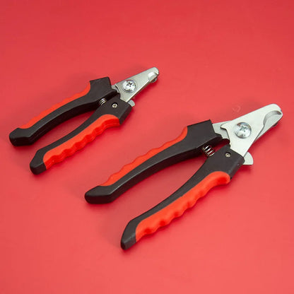 Professional Stainless Steel Pet Nail Clippers for Large Dogs and Cats - Multifunctional Grooming Scissors