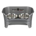 Neater Feeder Express for Cats - MESS PROOF PET BOWLS with Raised Walls & Elevated Design for Improved Digestion - Easy to Clean & Top-Rack Dishwasher Safe - Made in the USA