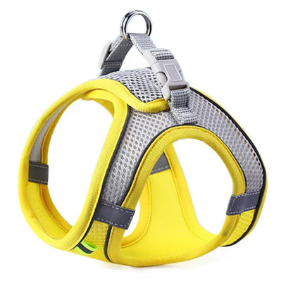 Cat Or Dog Harness Vest Chest Rope Set Reflective Breathable Adjustable Pet Harness for Small Medium Dogs and Cats Outdoor Walking