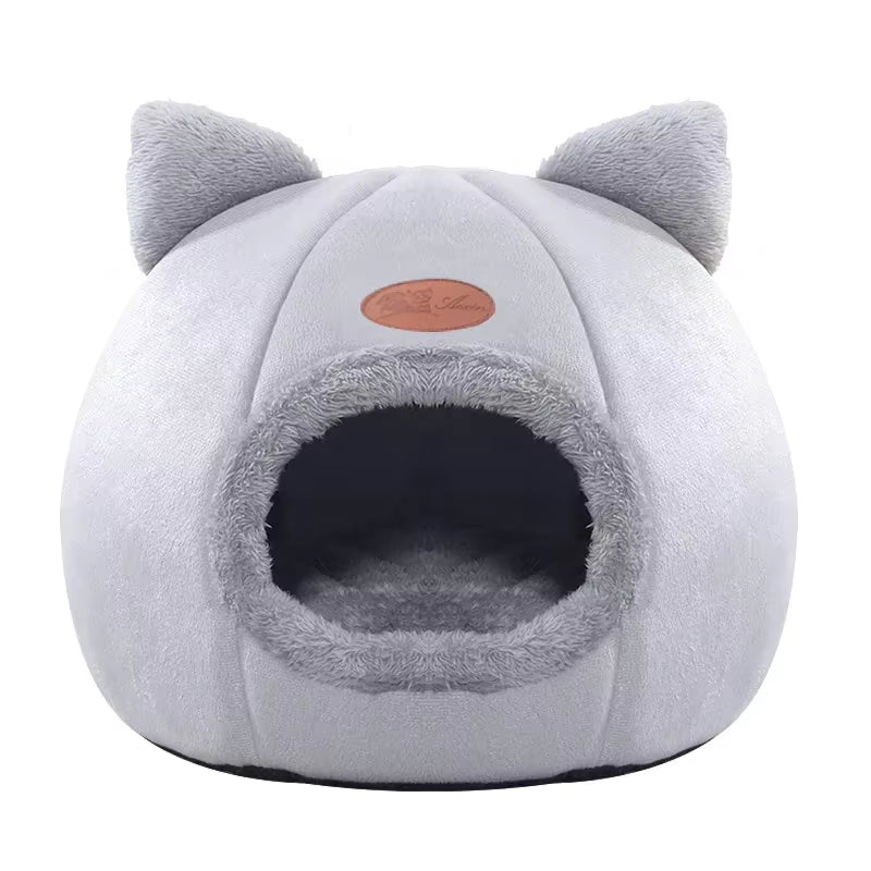 New Deep Sleep Comfort in Winter Cat Bed Iittle Mat Basket Small Dog House Products Pets Tent Cozy Cave Nest Indoor